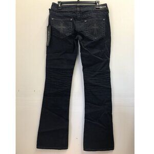 Affliction Black Premium Jade Cross Bootcut Jeans